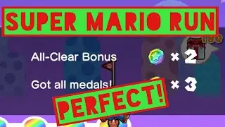 The perfect run? Super Mario run remix 10 all available bonus medals collected