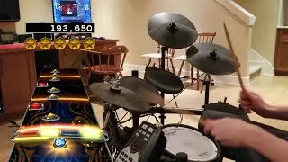Every Teardrop Is a Waterfall by Coldplay | Rock Band 4 Pro Drums 100% FC