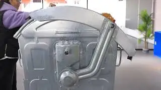 1100L steel waste bin