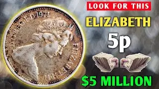 Top 5 Most Rare UK Queen Elizabeth 5p New Pence Coins? | Hidden Error That Could Make You Rich!