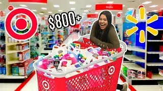 Shopping for Slime Supplies at Target + Walmart! i bought all their glue..