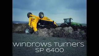 Menart 6400SP the largest pto driven windrows turner