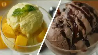 how to make ice cream at home | chocolate ice cream recipe | chocobar ice cream | nutella ice cream