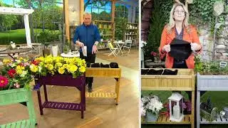 Vegtrug 4 Pocket Slimline Cedar Herb Garden Planter on QVC
