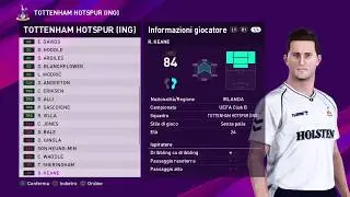 eFootball PES 2020 (PS4) -  TOTTENHAM HOTSPUR CLASSIC ALL TIME XI (54/100)