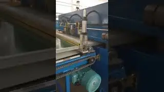 1400*2100mm 200 tons Auto belt feeding epe foam cutting press is testing in factory