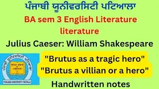 #English literature#Brutus as a villian or hero of the play/Brutus as a tragic hero#Julliuscaesar