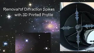 Removal of Diffraction Spikes with 3D Printed Profile (Dobsonian Astrophotography)