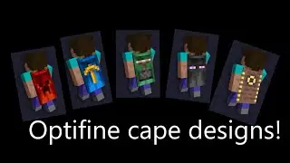 Optifine capes designs of Minecon capes