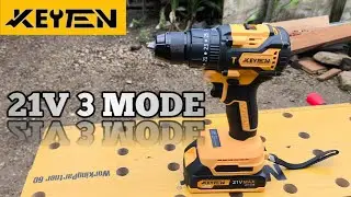 Bor Brushless Keyten 21V hoki mantap 300rb an dapat 2 baterai