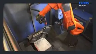 CLOOS - Compact welding cell saves space and time