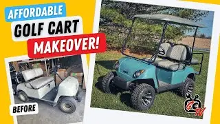 AFFORDABLE Golf Cart MAKEOVER - GolfCartingTV