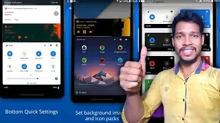 Bottom Quick Settings - Notification Customisation/Aaura Technical