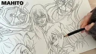 Drawing Mahito&rsquo;s Raw Emotions | Jujutsu Kaisen