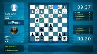 Chess Game Analysis: Euro1967 - Jsmart, 0-1 (By ChessFriends.com)