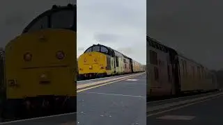 TOP AND TAIL COLAS 37&rsquo;s on TEST TRAIN | Worcestershire Parkway