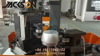 How To Do Alu Edge Square Beading? Jackson Alu Pot Edge Trimming & Square Beading Machine #machine