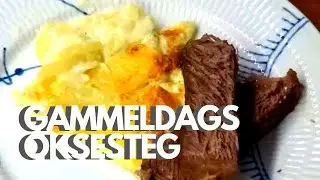 Gammeldags oksesteg (braiseret, mørt oksekød) - Opskrift # 153
