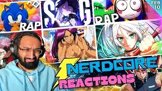NERDCORE REACTION! Rustage HalaCG Ham Sandwich Connor Quest Aerial Ace Blvk Divmonds Soul Tayshi etc