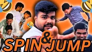 SPIN and JUMP challenge 😃 || Vlog-20 || Should Try With Ur Friends 😂