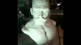 sculpture bust Kit Carson