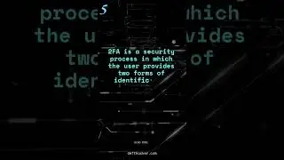What is Two-Factor Authentication (2FA)? #2factorauthentication #authentication #bitcops #shorts