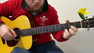 Calon L&acirc;n ~ Men of Harlech Fingerstyle Guitar Arrangement