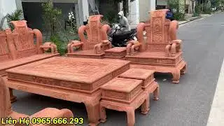 Chia Sẻ Mẫu Mã Tần Thuỷ Hoàng 10 Món Gỗ Hương Đá Dáng Hàng Cong Dẻo Mềm Mại Trên Phân Khúc Chân 14 