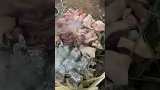 How to cook umu traditional cooking in New Caledonia #pacific #cooking
