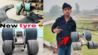 New monster tyre 😎 tayare 💥 garip bahut hi acchi tarike se Laga Di ❤️‍🔥