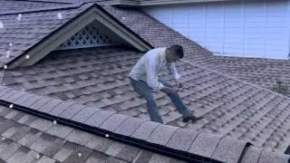 Public Adjuster Caught In Hail Storm While Inspecting A Roof