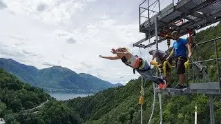 Bungee Jump at Verzasca Dam like James Bond 007 Goldeneye
