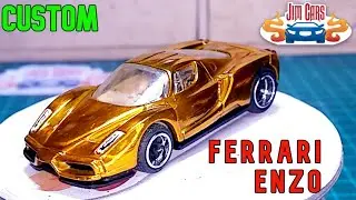 Ferrai Enzo Gold Custom #JimCars