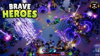 BRAVE HEROES Gameplay - Maya with Swords & Herb Pet - Survival Victory (no commentary)