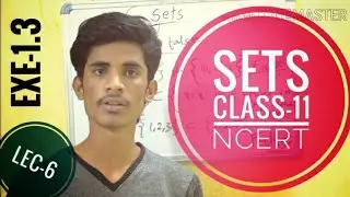 SETS|| OPERATION OF SETS || CLASS-11 || LECTURE -6|| VINAY UTPAL