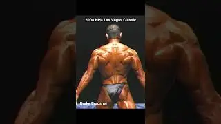 Drake Bradsher at the 2008 NPC Las Vegas Classic, 1st place Middleweights and Overall title
