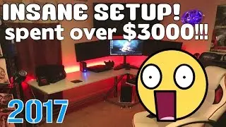 &pound;3000 ULTIMATE Gaming Setup & Room Tour 2017! [YouTuber Edition]