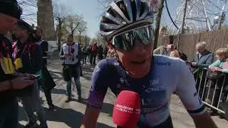 Daryl Impey - Interview at the finish - La Fl&egrave;che Wallonne 2023