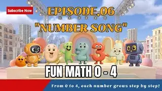 Ep06. Number Adventure! From 0 to 4 + Fun Emotion Song 🎵 | Kids Math Animation