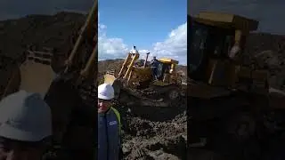 Извлечение CAT D 10 R  из плена