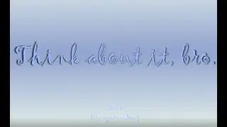 Think about it, Bro. Orangutan Soup II VF48HOURS