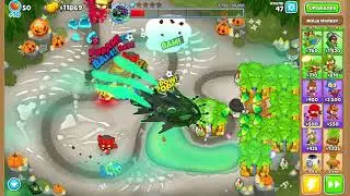 Bloons Tower Defense 6 (BTD6) | Lych Elite Run (STREAMBED Map)