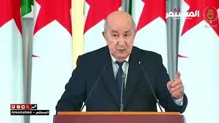 📌 الرئيس #تبون : أواخر جانفي 2026 سيصل أول قطار من #غارا_جبيلات  إلى مصانع #وهران للفلاذ