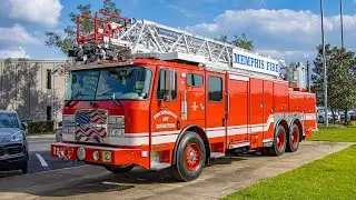 Walk Around of Memphis Fire Department's HR100 Aerials- SO145138-139