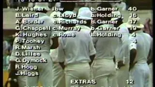 Classic fast bowling - Michael Holding at MCG 1979