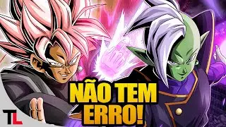 Extremamente Eficiente! LR Goku Black Rosé e Zamasu STR | DBZ Dokkan Battle