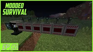 Lets Play Modded  Survival HXLPMS EP3 Small Emc Farm