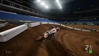 Monster Energy Supercross-My custom track gameplay