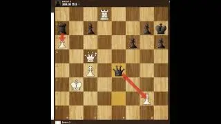 Queen Blindspot chess tactic