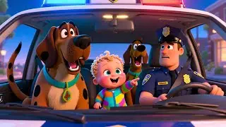 Scooby-Doo With Policeman 🐶👮&zwj;♂️🎶 Fun Kids Song | Adventure & Learning